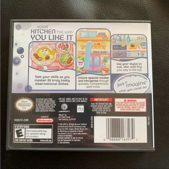Imagine Master Chef - Original Nintendo DS Game - Picture 2 of 3